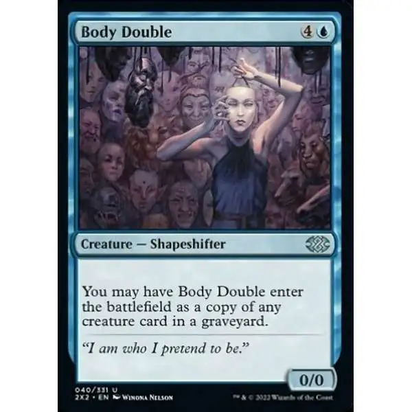 MtG Trading Card Game Double Masters 2022 Uncommon Body Double #40