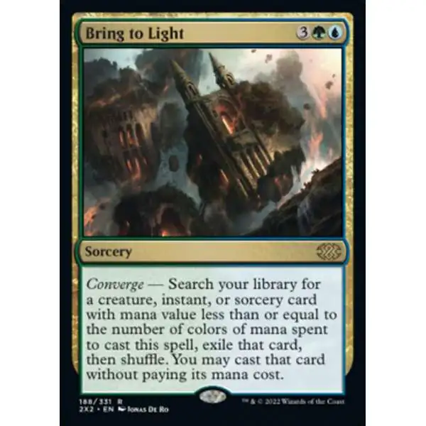 MtG Trading Card Game Double Masters 2022 Rare Bring to Light #188