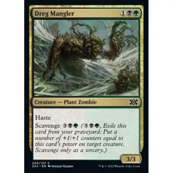 MtG Trading Card Game Double Masters 2022 Common Dreg Mangler #204
