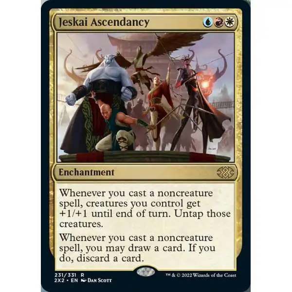 MtG Trading Card Game Double Masters 2022 Rare Jeskai Ascendancy #231