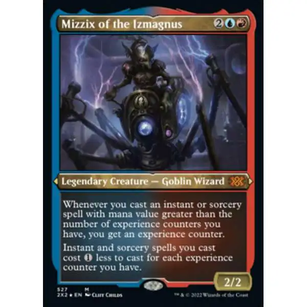 MtG Trading Card Game Double Masters 2022 Mythic Rare Mizzix of the Izmagnus #527 [Etched Foil-Only Cards]