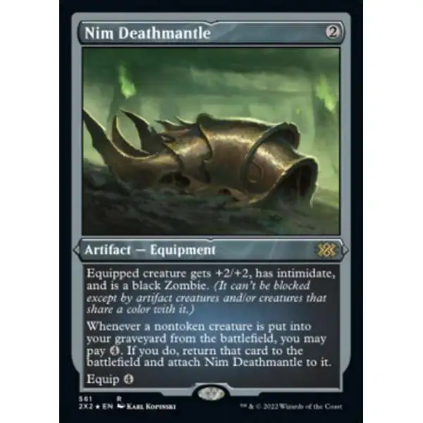 MtG Trading Card Game Double Masters 2022 Rare Nim Deathmantle #561 [Etched Foil-Only Cards]