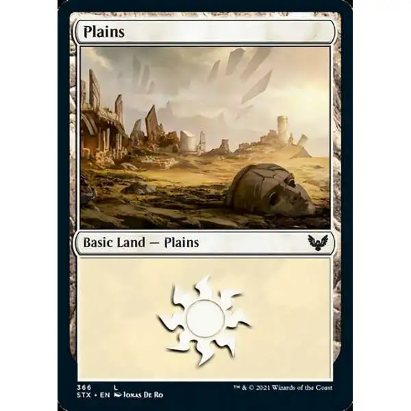 MtG Strixhaven: School of Mages Common Foil Plains #366
