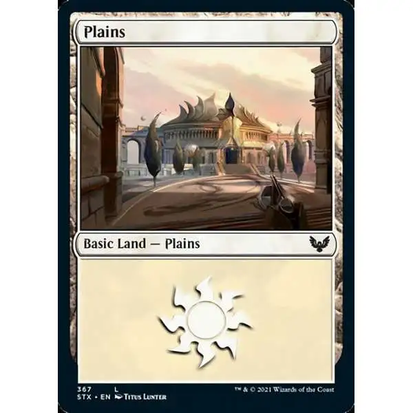 MtG Strixhaven: School of Mages Common FOIL Plains #367