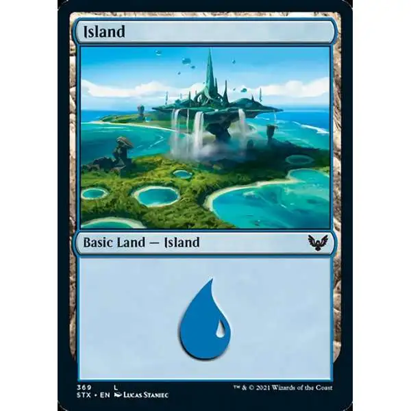 MtG Strixhaven: School of Mages Common Island #369 [Foil #369]