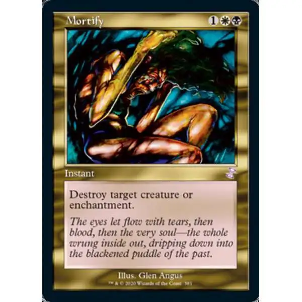 MtG Trading Card Game Time Spiral Remastered Timeshifted Mortify #381 [Timeshifted]