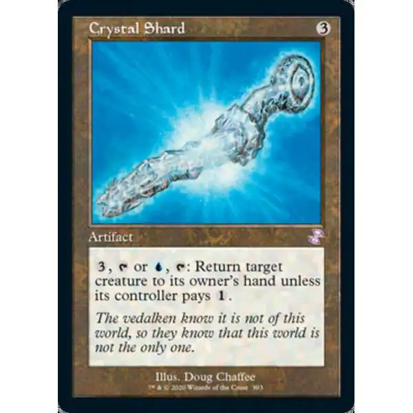 MtG Trading Card Game Time Spiral Remastered Timeshifted Crystal Shard #393 [Timeshifted]