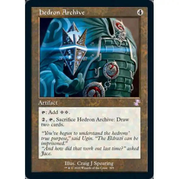 MtG Trading Card Game Time Spiral Remastered Timeshifted Hedron Archive #395 [Timeshifted]