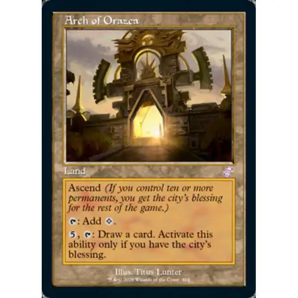 MtG Trading Card Game Time Spiral Remastered Timeshifted Arch of Orazca #404 [Timeshifted]