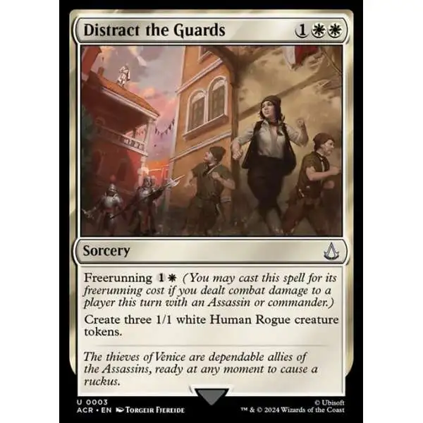 MtG Assassin's Creed Uncommon Distract the Guards #3