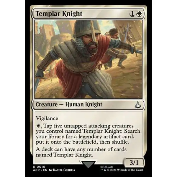 MtG Assassin's Creed Uncommon Templar Knight #10