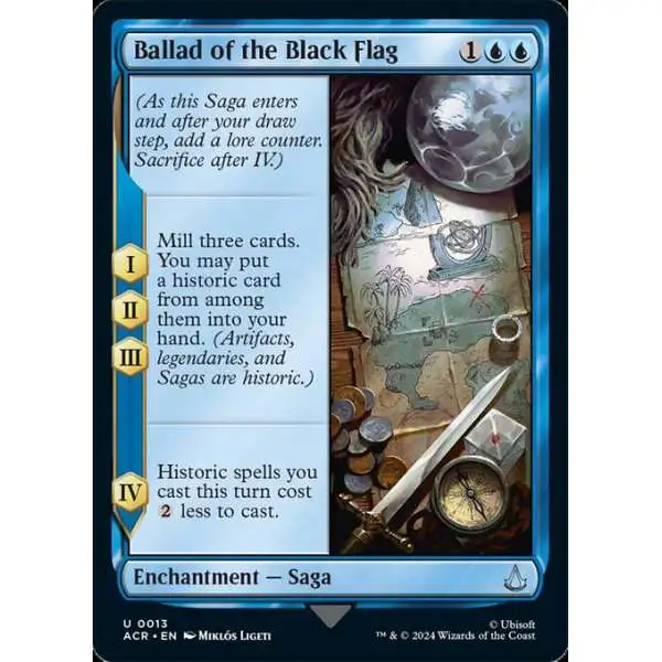 MtG Assassin's Creed Uncommon Ballad of the Black Flag #13