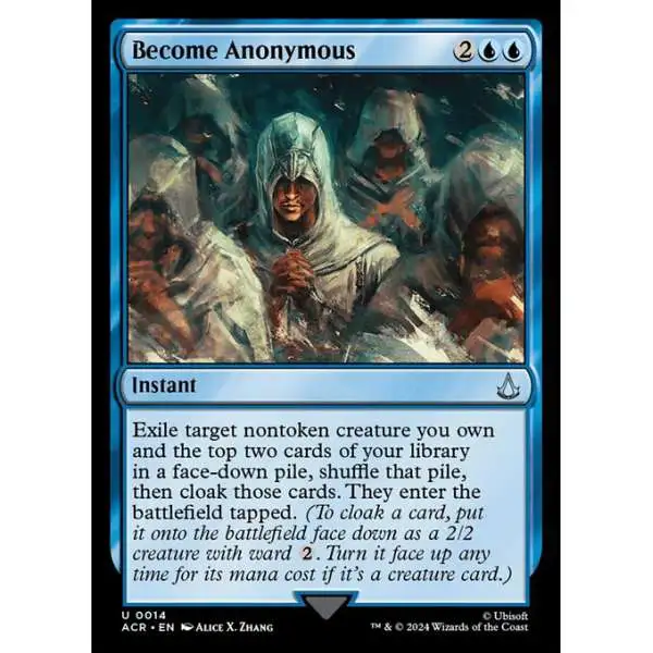 MtG Assassin's Creed Uncommon Become Anonymous #14