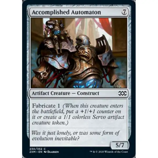 MtG Double Masters Common Accomplished Automaton #230