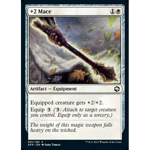 MtG Trading Card Game Adventures in the Forgotten Realms Common +2 Mace #1