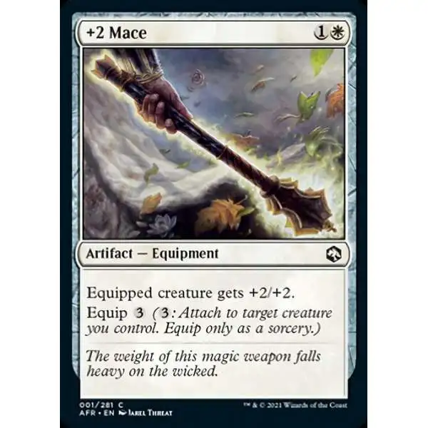 MtG Trading Card Game Adventures in the Forgotten Realms Common Foil +2 Mace #1