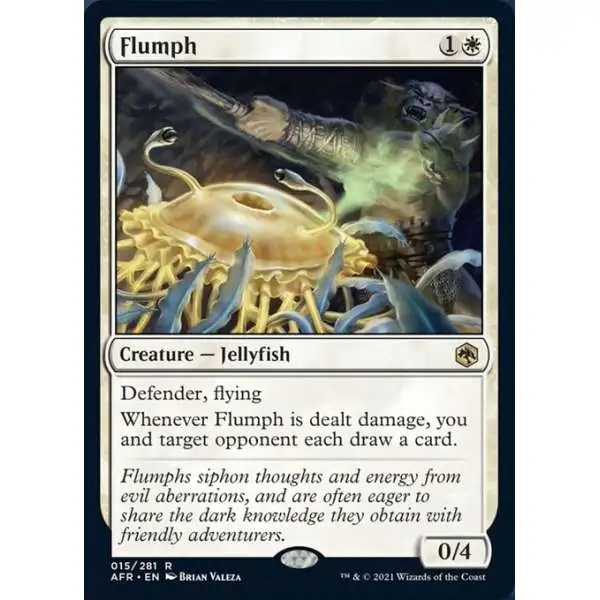 MtG Trading Card Game Adventures in the Forgotten Realms Rare Flumph #15