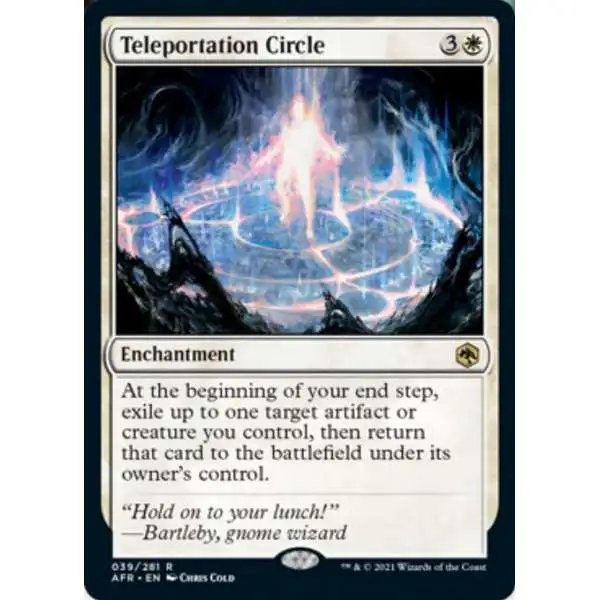 MtG Trading Card Game Adventures in the Forgotten Realms Rare Teleportation Circle #39