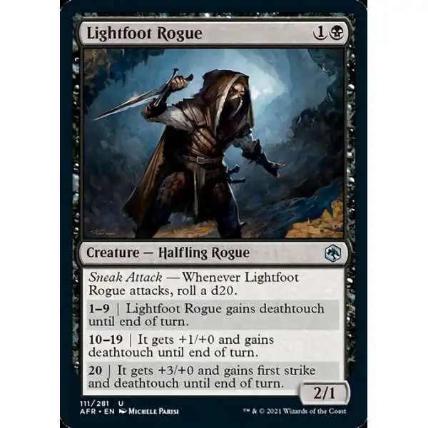 Lightfoot Rogue · Adventures in the Forgotten Realms (AFR) #111 · Scryfall  Magic The Gathering Search