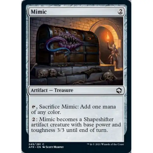 MtG Trading Card Game Adventures in the Forgotten Realms Common Mimic #249
