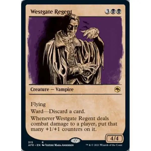 MtG Trading Card Game Adventures in the Forgotten Realms Rare Westgate Regent #315 [Showcase]