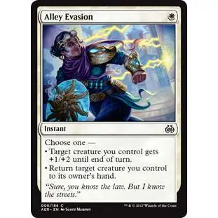 MtG Trading Card Game Aether Revolt Common Alley Evasion #6