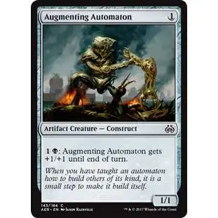MtG Trading Card Game Aether Revolt Common Augmenting Automaton #143