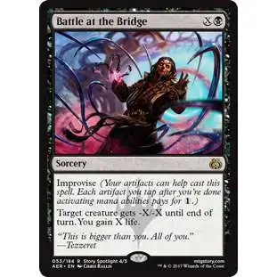 MtG Trading Card Game Aether Revolt Rare Battle at the Bridge #53