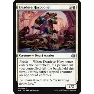 MtG Trading Card Game Aether Revolt Uncommon Deadeye Harpooner #15