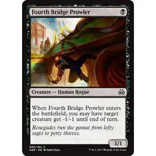 MtG Trading Card Game Aether Revolt Common Foil Fourth Bridge Prowler #60