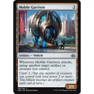 MtG Trading Card Game Aether Revolt Common Foil Mobile Garrison #165
