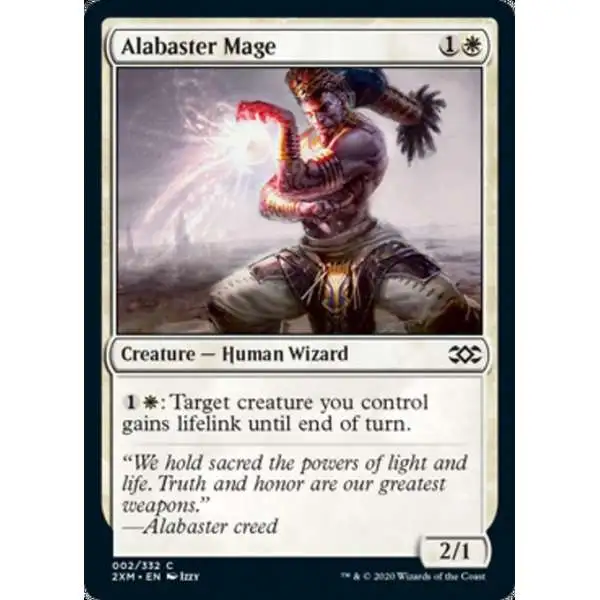 MtG Double Masters Common Alabaster Mage #2