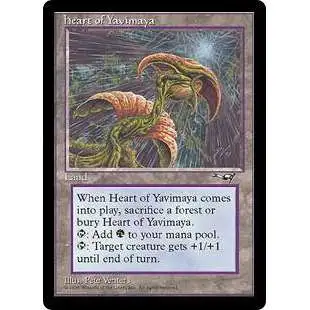 MtG Alliances Rare Heart of Yavimaya [Lightly Played]