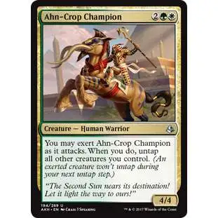 MtG Trading Card Game Amonkhet Uncommon Foil Ahn-Crop Champion #194