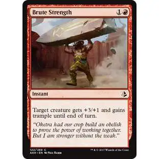 MtG Trading Card Game Amonkhet Common Brute Strength #122