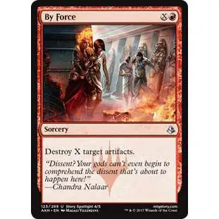 MtG Trading Card Game Amonkhet Uncommon By Force #123