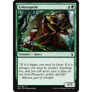 MtG Trading Card Game Amonkhet Common Colossapede #161