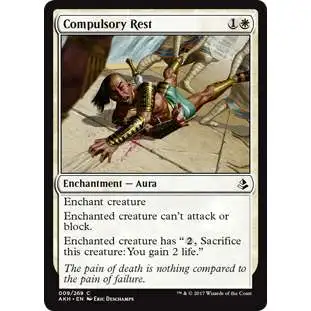 MtG Trading Card Game Amonkhet Common Compulsory Rest #9