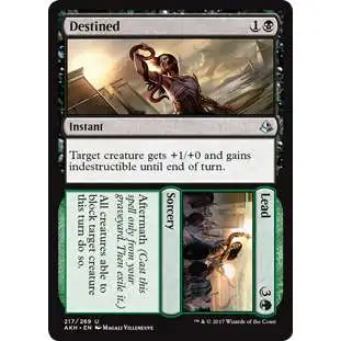 MtG Trading Card Game Amonkhet Uncommon Destined to Lead #217