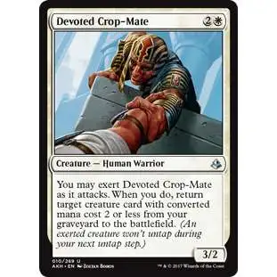 MtG Trading Card Game Amonkhet Uncommon Devoted Crop-Mate #10