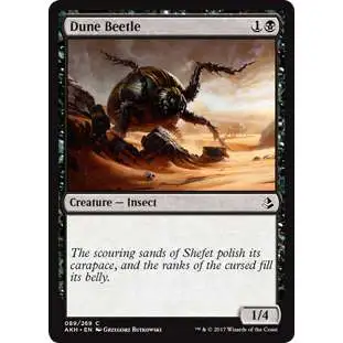 MtG Trading Card Game Amonkhet Common Foil Dune Beetle #89