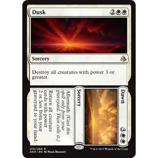 MtG Trading Card Game Amonkhet Rare Dusk // Dawn #210