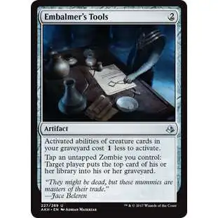 MtG Trading Card Game Amonkhet Uncommon Embalmer's Tools #227