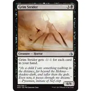 MtG Trading Card Game Amonkhet Uncommon Grim Strider #94