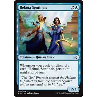 MtG Trading Card Game Amonkhet Common Hekma Sentinels #56