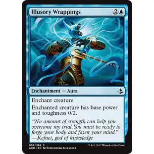 MtG Trading Card Game Amonkhet Common Foil Illusory Wrappings #58