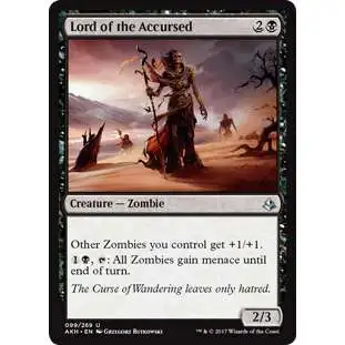 MtG Trading Card Game Amonkhet Uncommon Lord of the Accursed #99