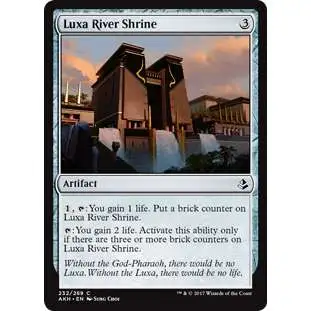 MtG Trading Card Game Amonkhet Common Luxa River Shrine #232