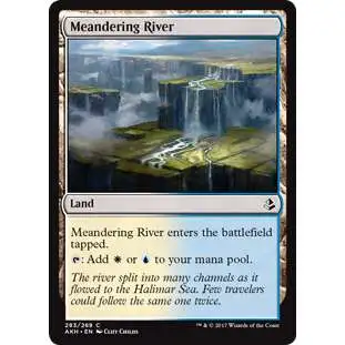 MtG Trading Card Game Amonkhet Common Meandering River #283
