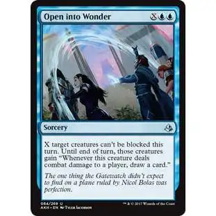 MtG Trading Card Game Amonkhet Uncommon Foil Open into Wonder #64